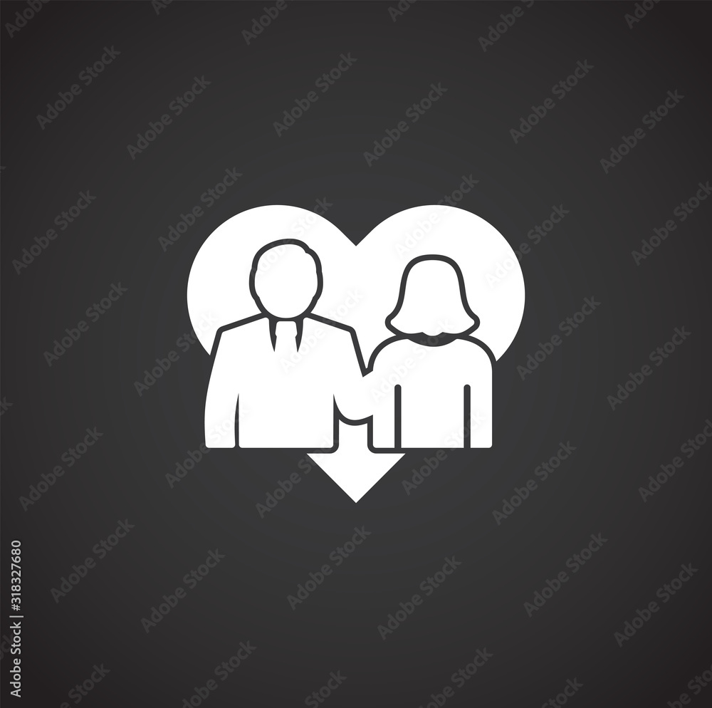 Family related icon on background for graphic and web design. Creative illustration concept symbol for web or mobile app Family related icon on background for graphic and web design. Creative illustration concept symbol for web or mobile app