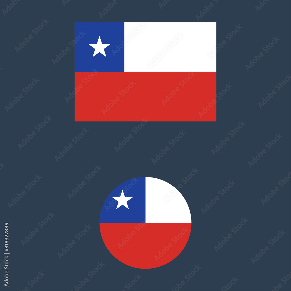 vector illustration of Chile flag sign symbol vector illustration of Chile flag sign symbol