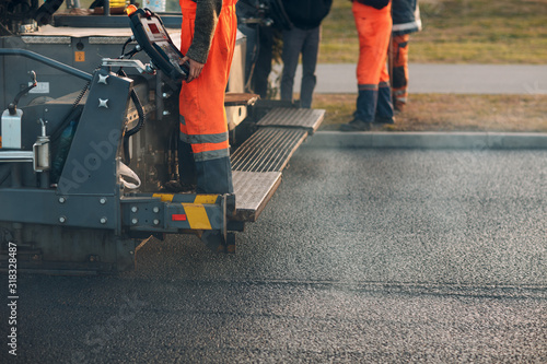 Tableau sur toile Asphalt paving