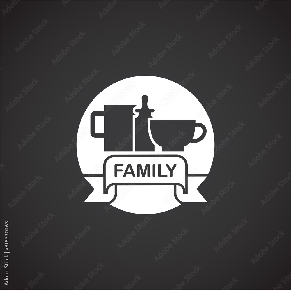 Family related icon on background for graphic and web design. Creative illustration concept symbol for web or mobile app Family related icon on background for graphic and web design. Creative illustration concept symbol for web or mobile app