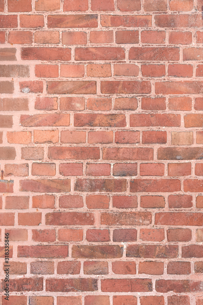 Obraz premium red brick wall background