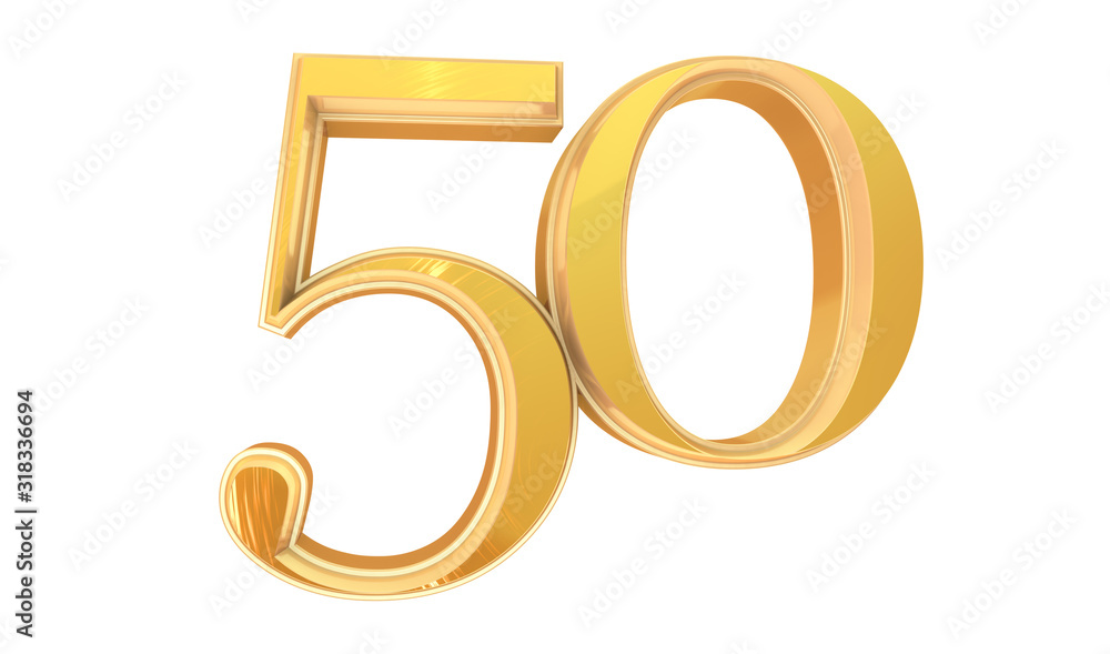 50 Digital number Years Anniversary 3d background. 50 Digital number Years Anniversary 3d background.