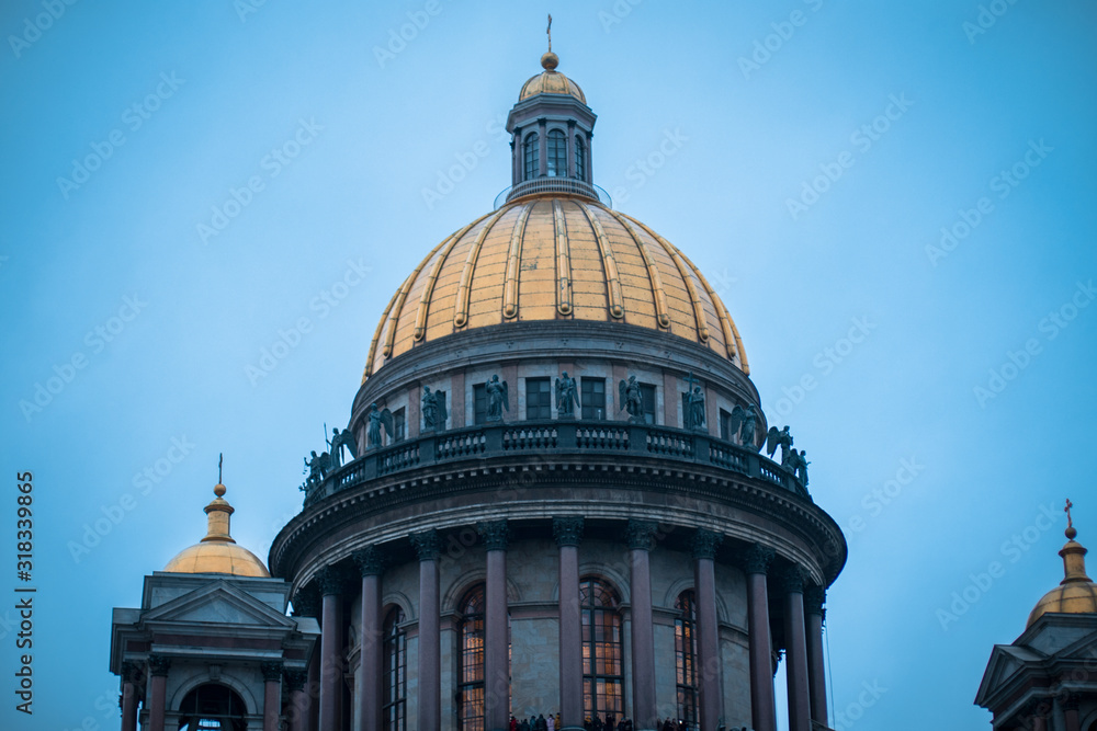 old building with a golden dome