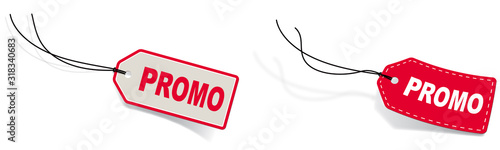 ÉTIQUETTE PROMO ROUGE