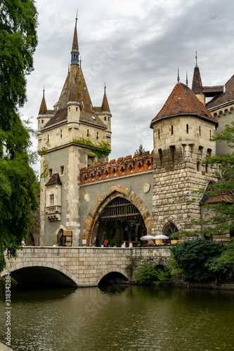 Vajdahunyad Castle in Budapest, Hungary. © alzamu79