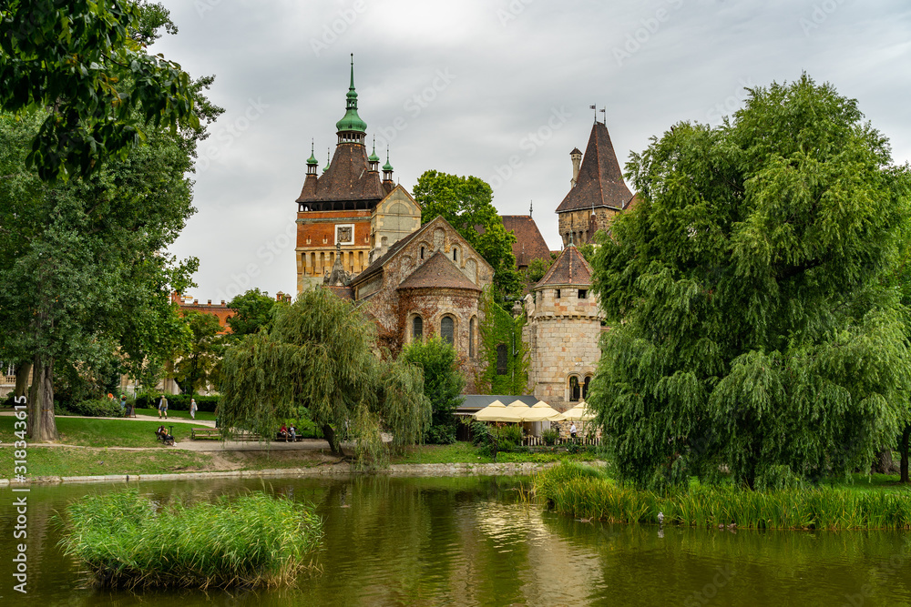 Vajdahunyad Castle in Budapest, Hungary. Vajdahunyad Castle in Budapest, Hungary.