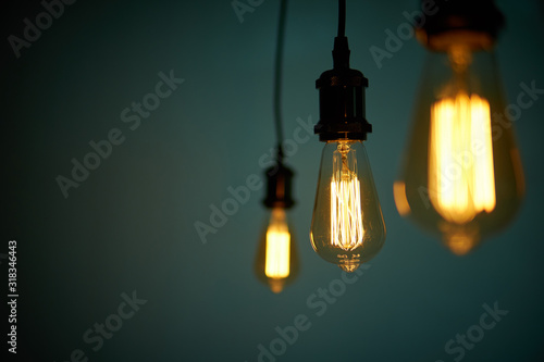 Edison Lampe vintage retro waagerecht