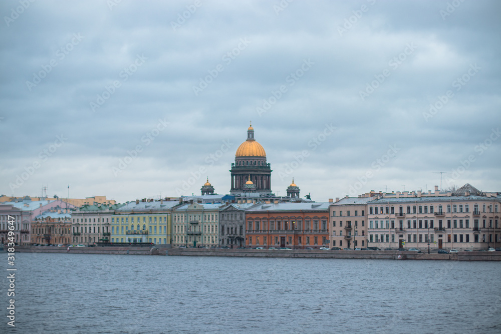 gray building with golden domes