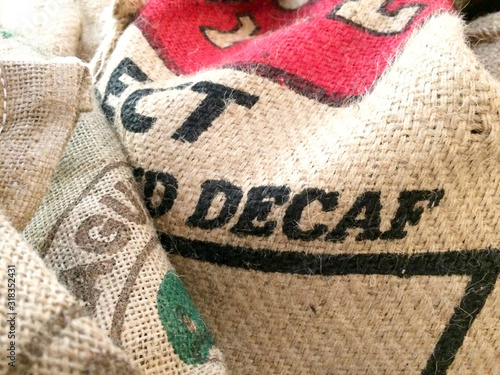 Burlap Coffee bean bags