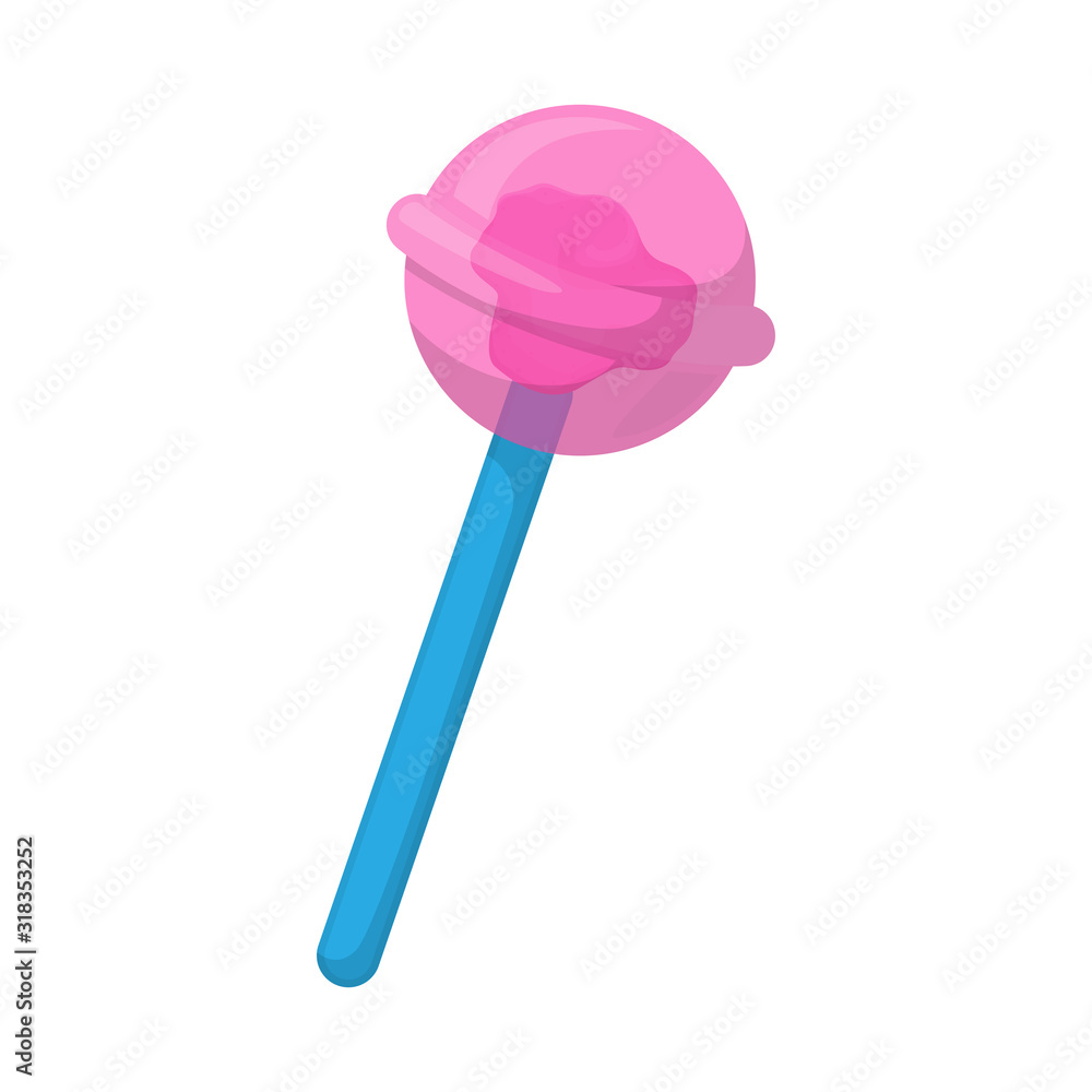 Vector illustration of lollipop and round icon. Web element of lollipop and circle stock vector illustration. Vector illustration of lollipop and round icon. Web element of lollipop and circle stock vector illustration.