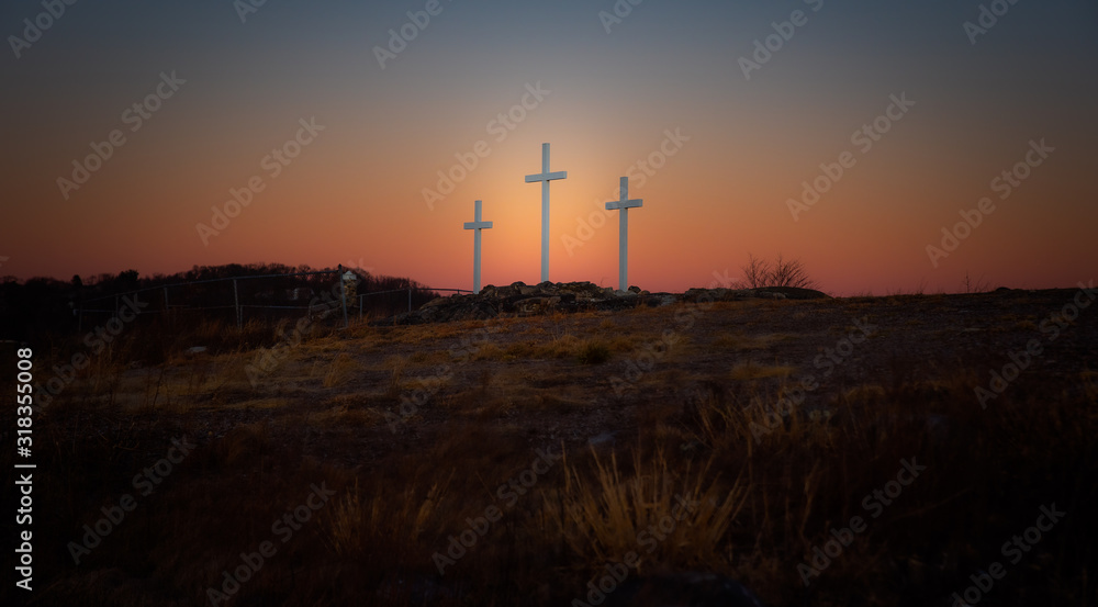 Obraz premium Three Crosses