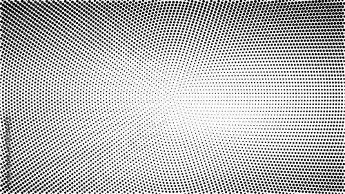 Halftone dotted background. Halftone effect vector pattern. Circle dots isola...