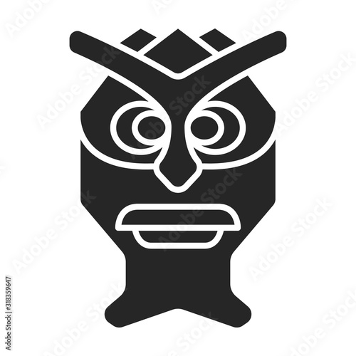 Totem vector icon.Black vector icon isolated on white background totem.