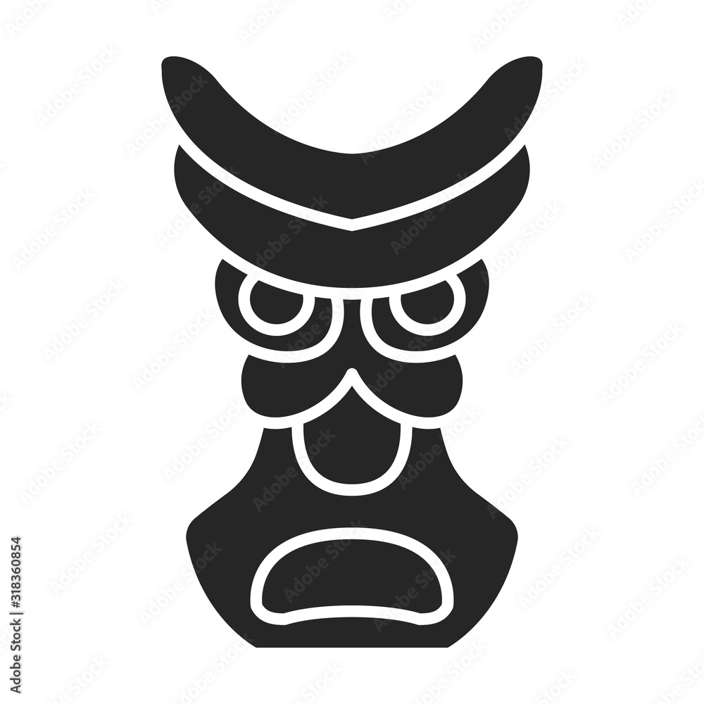 Totem vector icon.Black vector icon isolated on white background totem. Totem vector icon.Black vector icon isolated on white background totem.