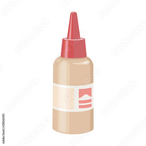 Spray for nasal vector icon.Cartoon vector icon isolated on white background spray for nasal .