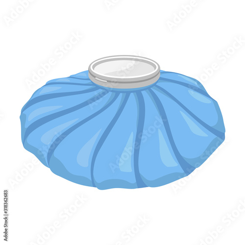 Pack ice vector icon.Cartoon vector icon isolated on white background pack ice.