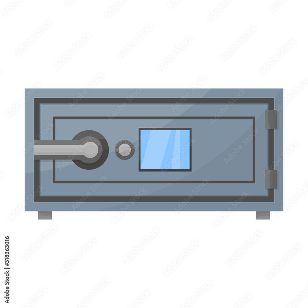 Bank safe vector icon.Cartoon vector icon isolated on white background bank safe. Bank safe vector icon.Cartoon vector icon isolated on white background bank safe.