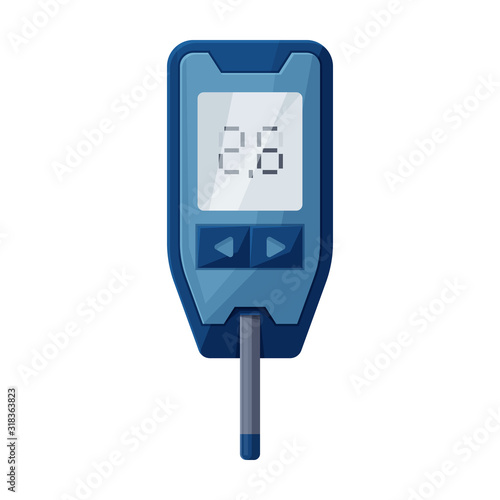 Test of blood vector icon.Cartoon vector icon isolated on white background test of blood .