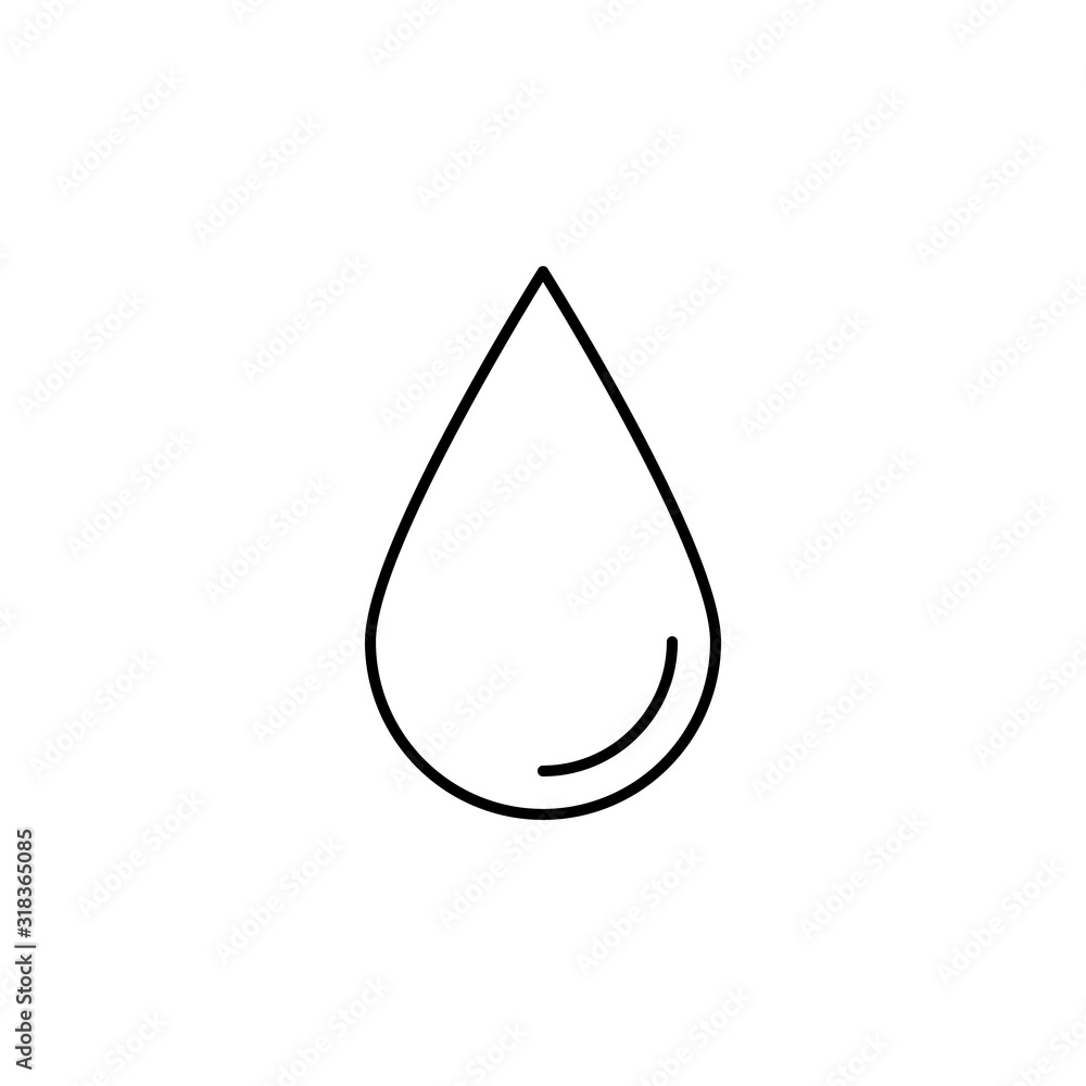 Drop, energy icon. Simple line, outline vector electro power icons for ui and ux, website or mobile application Drop, energy icon. Simple line, outline vector electro power icons for ui and ux, website or mobile application