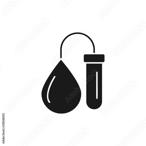 Heart, clinic, test icon. Simple hematology icons for ui and ux, website or mobile application