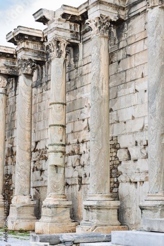 Ancient ruins of Athens in Greece