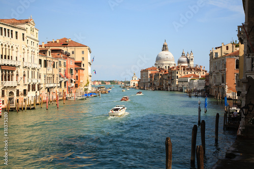 Canal Grande view, Venice, Italy. Italian landmark