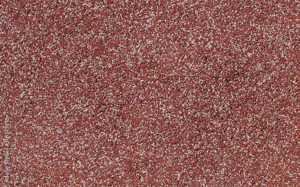Fototapeta premium Red an White Recycled Rubber Paving