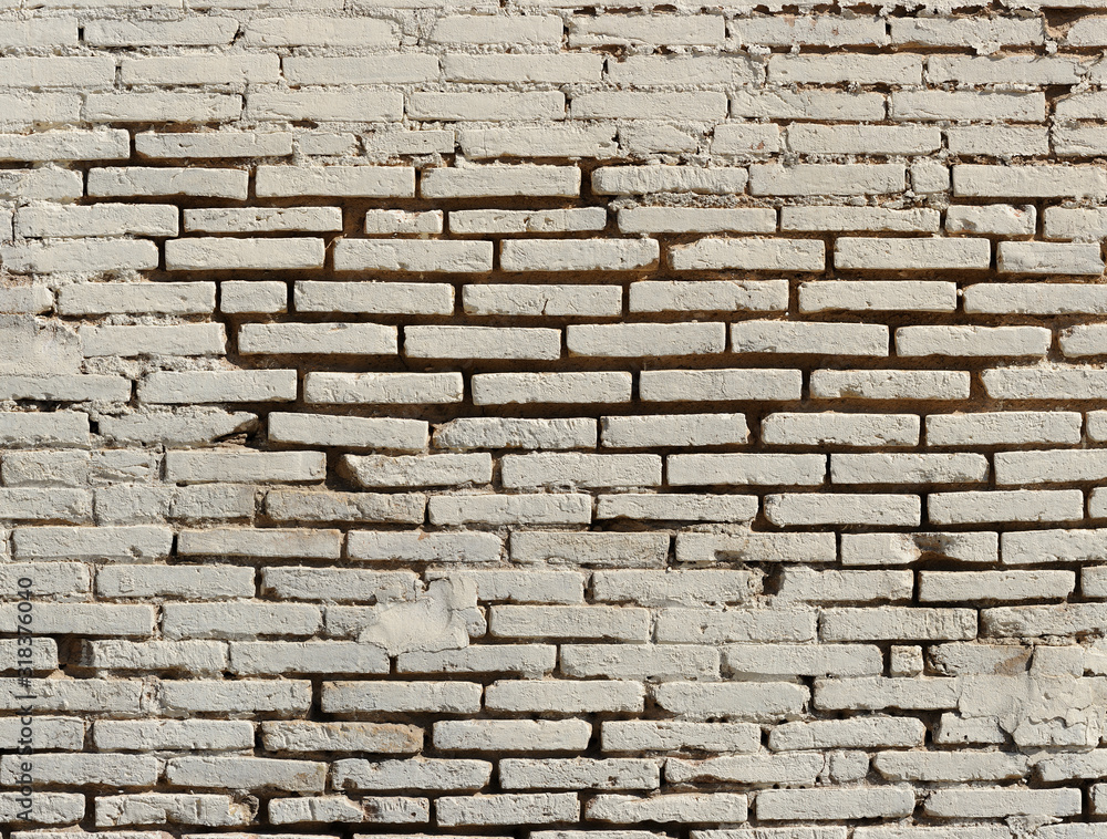 Fototapeta premium White Bricks on Wall