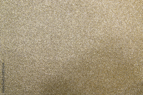Golden shiny background, glitter surface textur