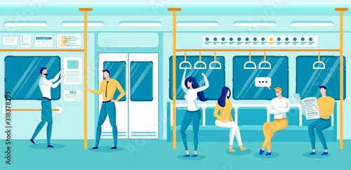 People City Dwellers in Metro Subway Transport