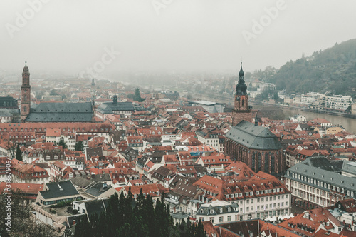 Spectacular aerial view on Heidelberg
