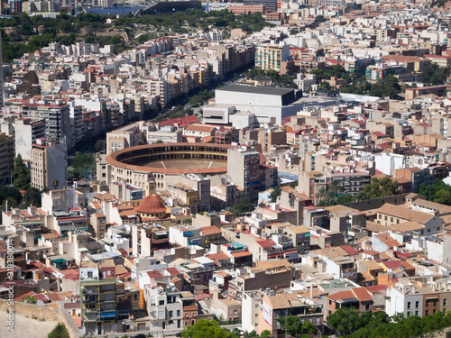 Fototapeta Naklejka Na Ścianę i Meble -  Aerial view of the city of Alicante