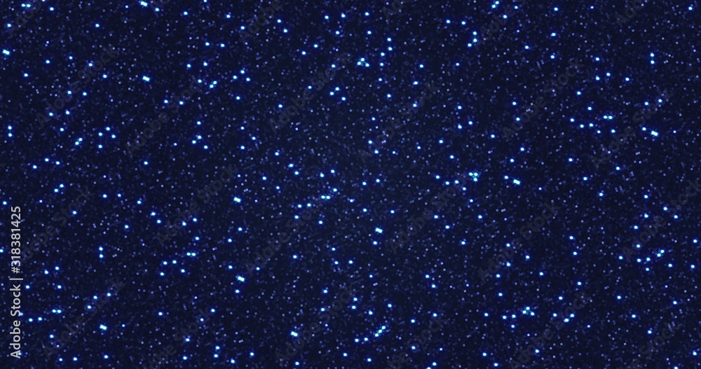Obraz premium Blue glitter dust background for festival, party, event. Gold glamur texture Loop animation.
