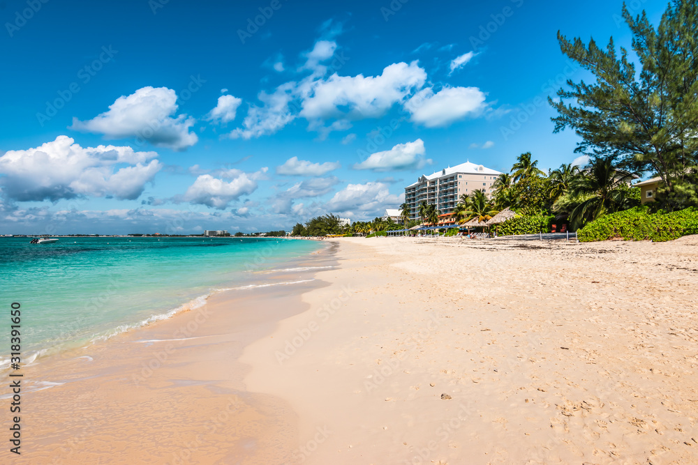 Seven Mile Beach, Grand Cayman, Cayman Islands.
