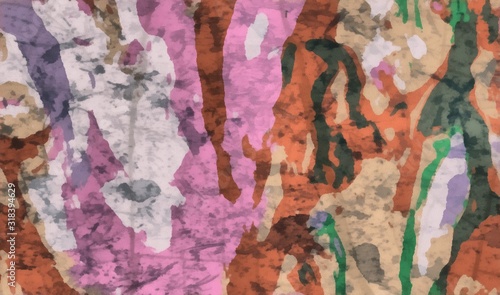 Abstract grunge dirty colors texture background. Old effect with scratches pattern.