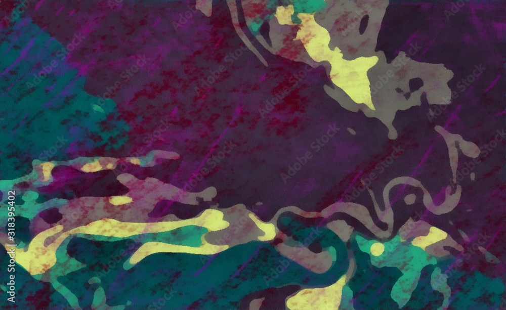Naklejka premium Abstract grunge dirty colors texture background. Old effect with scratches pattern.