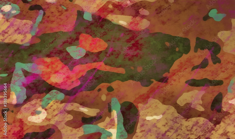 Fototapeta premium Abstract grunge dirty colors texture background. Old effect with scratches pattern.