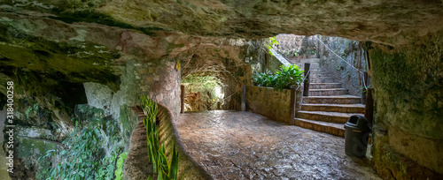 Ik Kil Cenote located in the northern center of the Yucatán Peninsula, a part of the Ik Kil Archeological Park near Chichen Itza photo