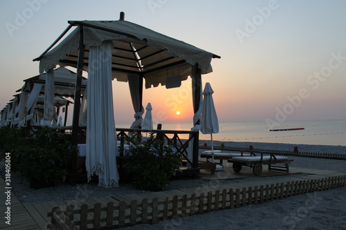Gazebo made of wood