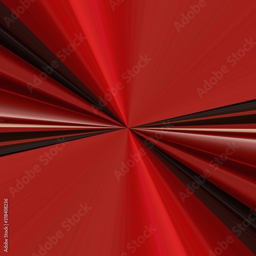 Abstract red perspective lines background.