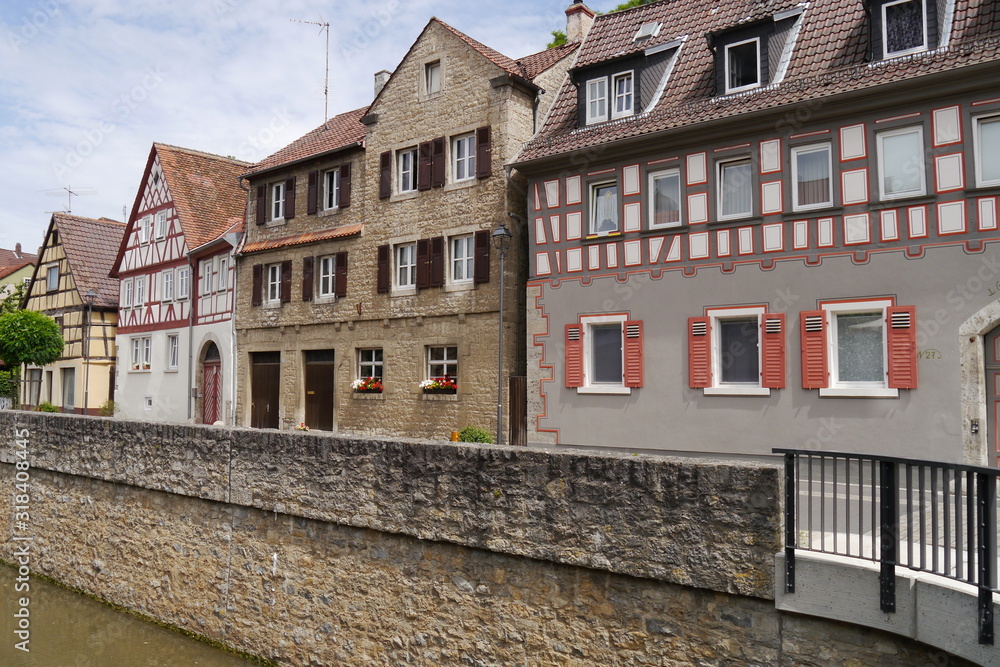 Ufermauer Breitbach Bachgasse Marktbreit