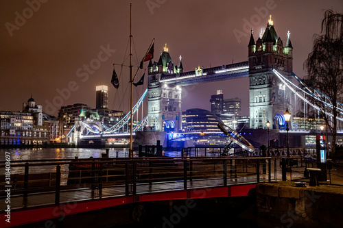 london at night