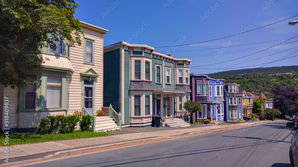 houses in the city