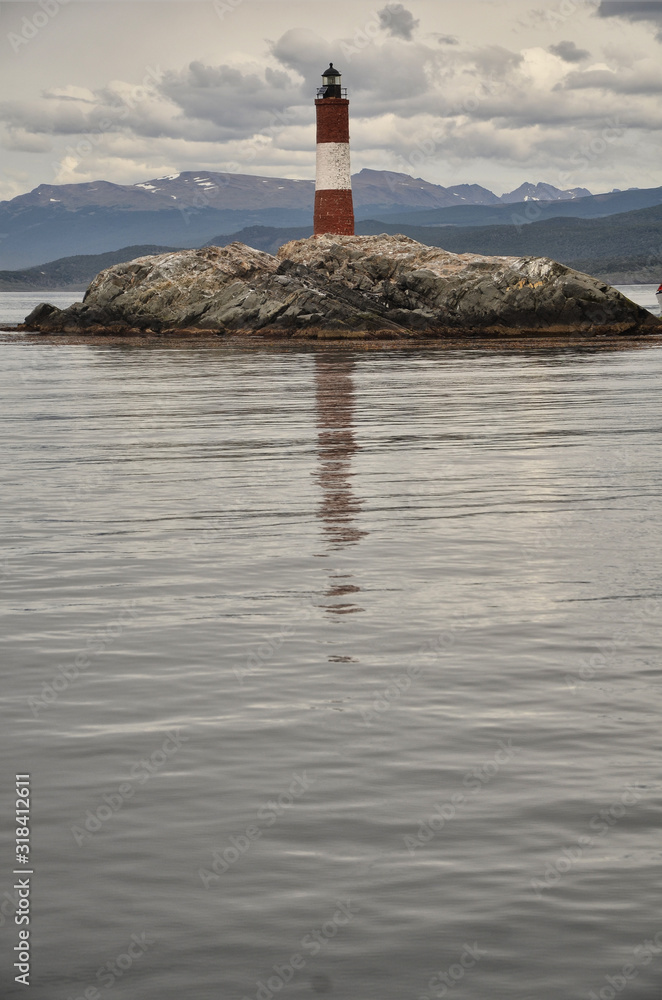 lighthouse over Beagle Channel