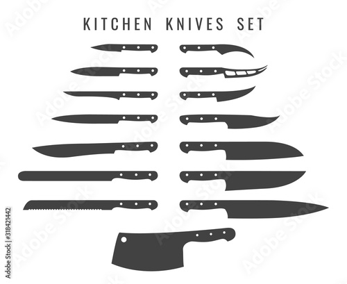 Chef butcher knifes