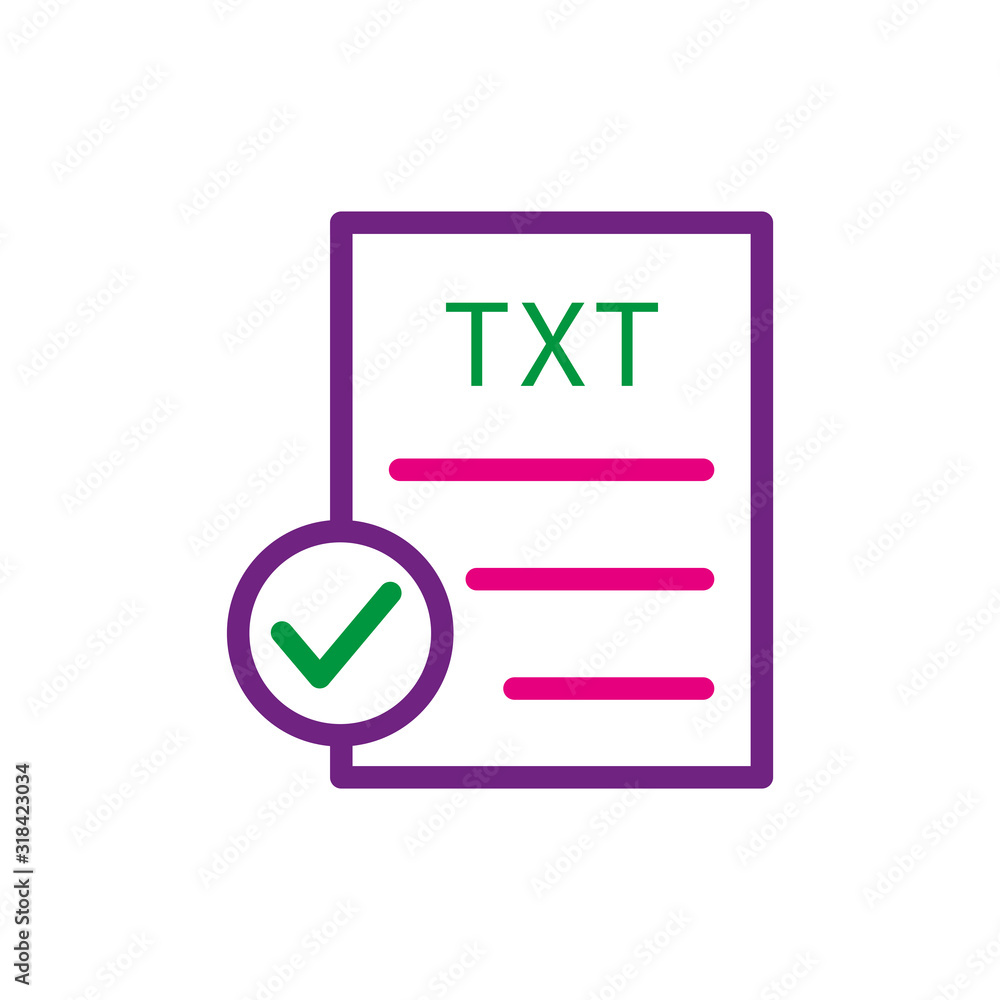 Document, extension, file, format, paper icon vector design templates Document, extension, file, format, paper icon vector design templates