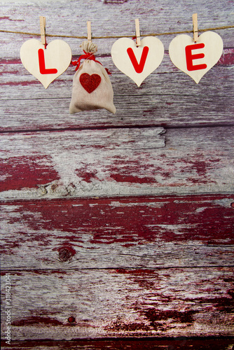 love textured valentine background