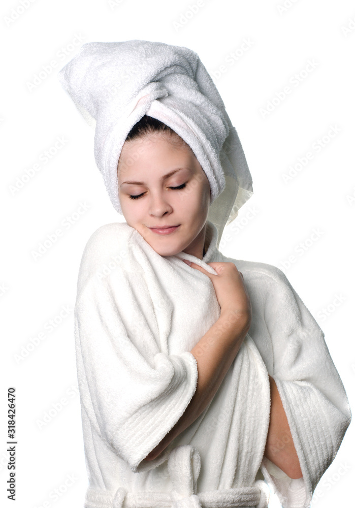 Young woman after shower Young woman after shower