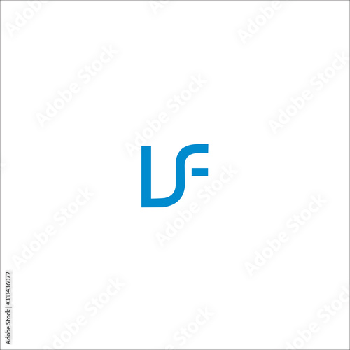LF Letter Logo Design Template