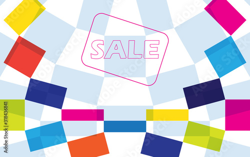 Sale banner gift card, voucher, 2024 Summr Games banner. Abstract geometric modern International World Summer Competition, Japanese sports concept pictogram icons, multy-sport